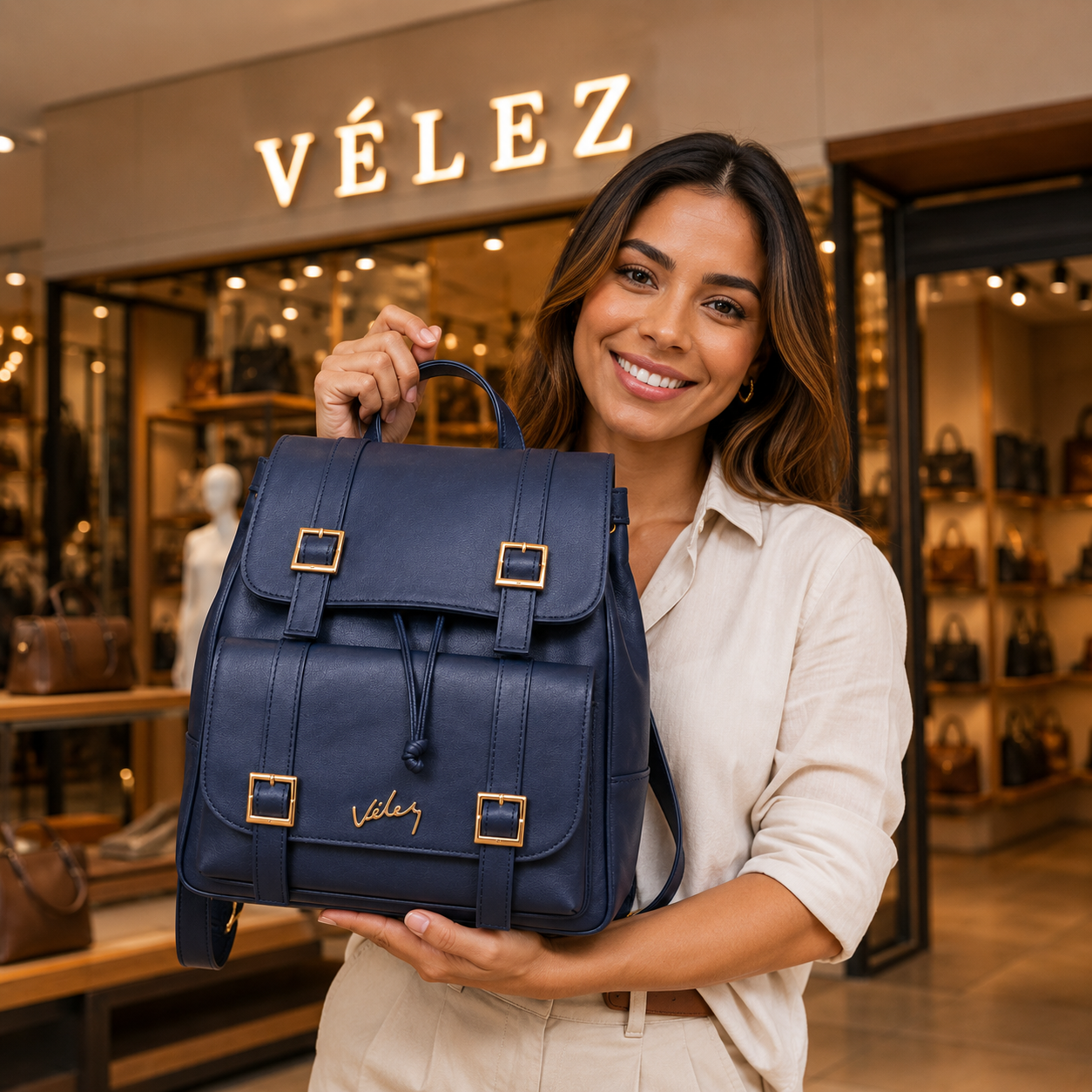 Morral Sahara Chic - Cuero vegano de alta calidad
