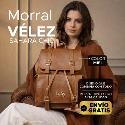 Morral Sahara Chic - Cuero vegano de alta calidad