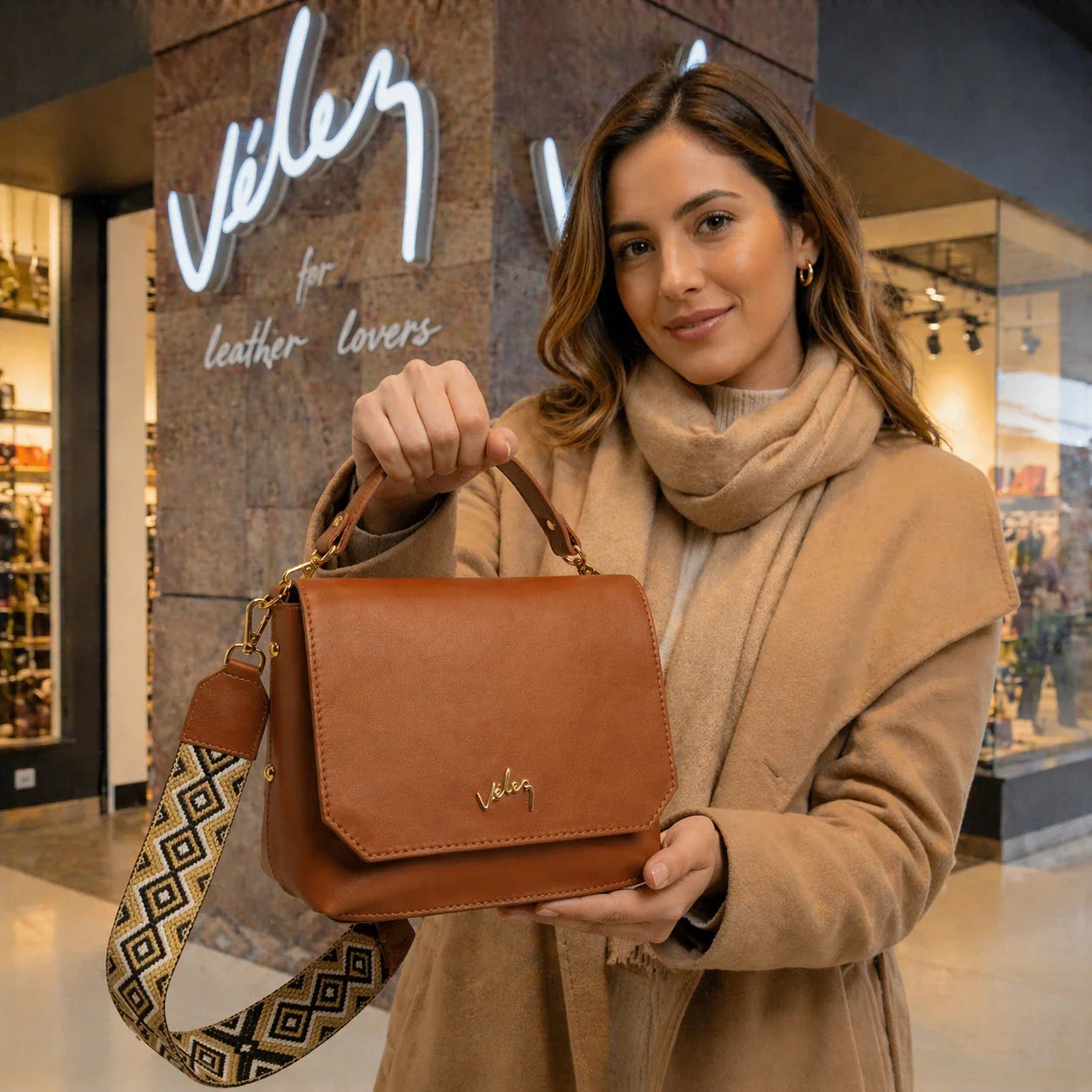 Bolso Premium de Cuero 100% Legítimo