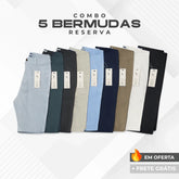 Kit 5 Bermudas Reserva